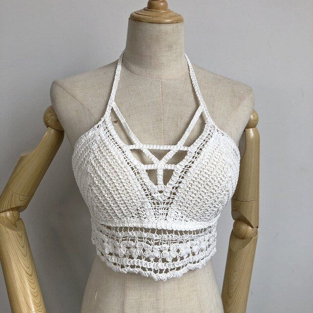 sexy tassels crochet camisole - Qetesh Lingerie