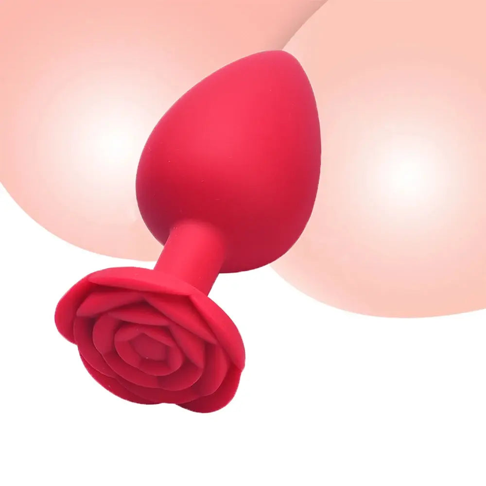 Rose Flower Anal  Butt Plug Set