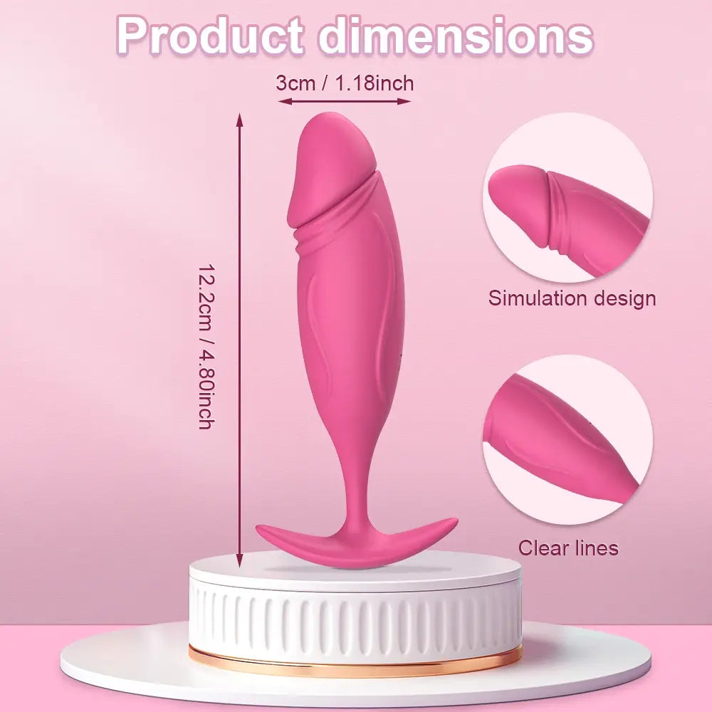 Unisex Anal Plug Vibrator f